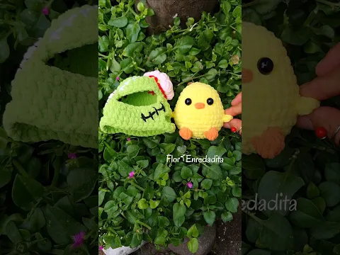 Crochet Pollito Amigurumi Zombie 🐤🧟♀️
