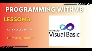 Programming With VB Lesson 3