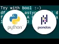 Python replace 1 0 and 0 0 with True and False in dataframe