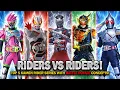 RIDERS VS RIDERS Top 5 Kamen Rider Series With Battle Royale Concepts