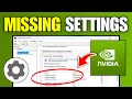 How To Fix NVIDIA Control Panel Display Settings Missing Not Showing