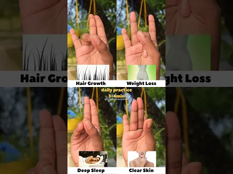 These hand mudras to support better sleep, hair health, weight management, and clear skin naturally