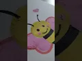 Drawing A Easy Cute Bumblebee with Posca Markers