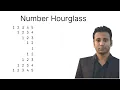 C Programming Tutorial 5 170 Pattern Part 26 Number Hourglass