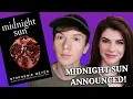 MIDNIGHT SUN NEW TWILIGHT BOOK ANNOUNCED