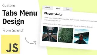 Build A Tab Menu with Javascript Quick Tutorial