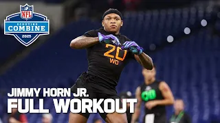 Jimmy Horn Jr s 2025 NFL Scouting Combine workout