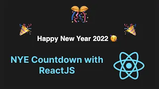 Coding a New Year s Eve countdown in ReactJS