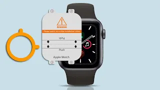 UniqueMe Smartwatch TPU Screen Protector For Apple Watch With Yellow Circle