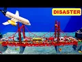Lagu LEGO PLANE hits BRIDGE - DISASTER Movie 4K 60 Fps - ep 93