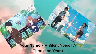 Download Your Name × A Silent Voice Amv | A Thousand Years| 50 subs special MP3