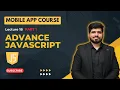 - Advanced JavaScript Mobile App Development Course in Naveed Sarwar