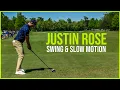 Justin Rose Swing Highlights Slow Motion