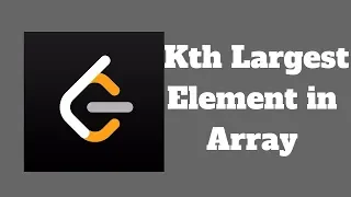 LeetCode Find Kth Largest Element in an Array