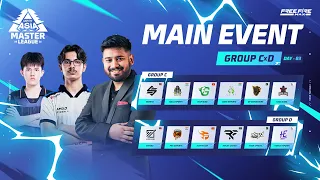 🎮🔥FFMAML MAIN EVENT🔥GROUP CxD | SA vs SEA #freefire #freefirelive #gyangaming