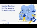 Webinar Eurostat database find the compass for your data quest