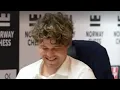 Magnus Carlsen LAUGHING While RESIGNING Against Wei Yi!