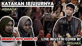 Download KATAKAN SEJUJURNYA - ARMADA (LIRIK) LIVE AKUSTIK COVER BY TRISUAKA - PENDOPO LAWAS MP3