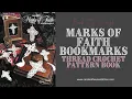 Marks of Faith Bookmarks Crochet Pattern Book Flip Through