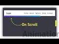 Animation Scroll Progress Bar using Html Css and JavaScript