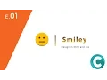 smiley emoji design in html and css - E 01