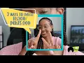 Three ways to invest EC 300 JMD 15 000