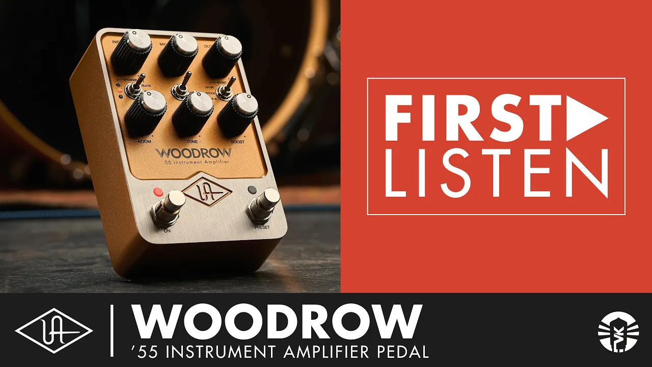 ギター Universal Audio UAFX WOODROW Instrument Amp Emulator Pedal - UAFX Woodrow - Woodrow 55