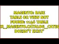 Base table or view not found 1146 Table cpaneluser - magento catalog