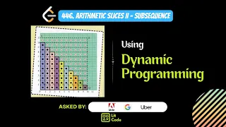 FIND Arithmetic Slices II - Subsequence