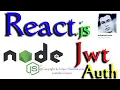 React Node Jwt Authentication without Redux - using LocalStorage and Axios