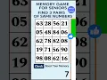 Senior Memory Game Match the Numbers and Stay Sharp