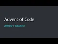 Advent of Code 2023 Day 1 Trebuchet