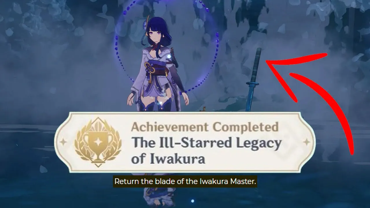 Return the blade of the Iwakura Master Achievement Genshin Impact 2.4 Return the blade of the Iwakura Master Achievement Genshin Impact 2.4