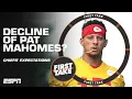 Are we seeing THE DECLINE OF PATRICK MAHOMES First Take