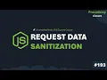 Request Data Sanitization in Express Complete Node JS Express Course Part