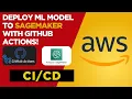 Deploy Your ML Model to AWS SageMaker in Minutes Using GitHub Actions Real-Time Prediction Demo