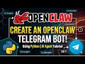 How to Create an OpenClaw Telegram Bot Using Python AI Agent Tutorial