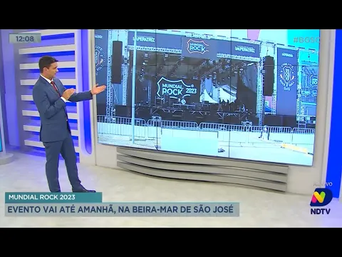 Mundial Rock 2023: evento vai até amanhã, na Beira-Mar de São José