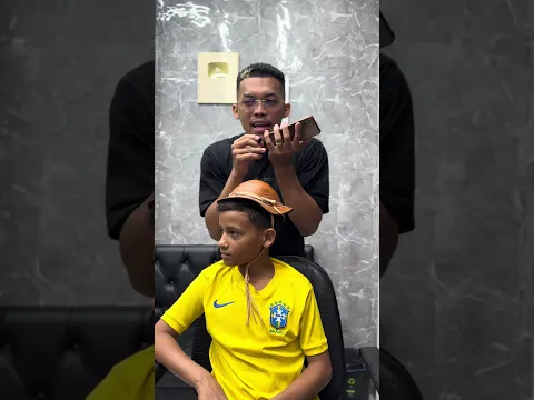 Convenci a mãe dele em 30 segundos 😱 -#barbeiro #cortedecabelo #fy
