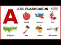ABC Alphabet Chart - Learning The Letters and English Vocabulary for Preschool