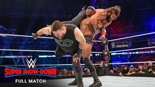 full match john cena u0026 bobby lashley vs kevin owens u0026 elias wwe super show down 2018