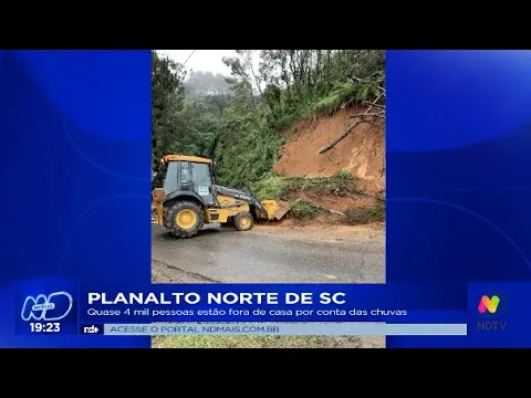 100 milímetros de chuva em 24 horas: rios transbordaram, inundando algumas localidades de Joinville