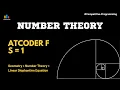 AtCoder F - S 1 Geometry Number Theory Extended Euclidean Algorithm Full Intuition Code