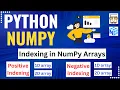L5 NumPy Array Indexing Positive Negative Indexing for 1D 2D NumPy Arrays Python NumPy Coding