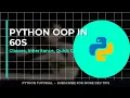 Python OOP Basics Master Classes Inheritance in 1 Minute 2026 Guide