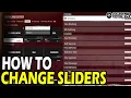 How to Change Sliders in College Football 25
