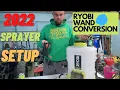Ryobi Backpack Sprayer Wand Conversion