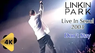 Download Foreword/Don't Stay (Live In Seoul 2003) 4K/60fps MP3