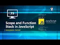 Scope and Function Stack in JavaScript JavaScript Tutorial Explained in Hindi