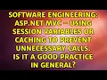 ASP NET C - Using Session Variables